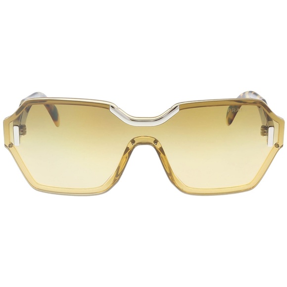 Prada Sunglasses Light Yellow w/Yellow Lens - Picture 2 of 5